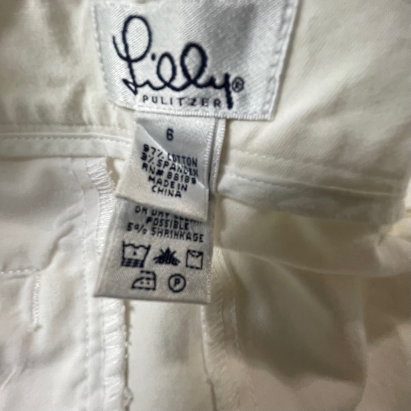 Lilly Pulitzer capri pants size 6 - Picture 11 of 16